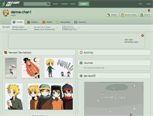 Tablet Screenshot of danna-chan1.deviantart.com