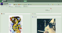 Desktop Screenshot of lacrimath.deviantart.com