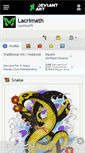 Mobile Screenshot of lacrimath.deviantart.com