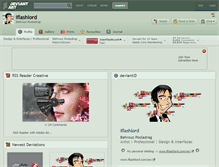 Tablet Screenshot of iflashlord.deviantart.com