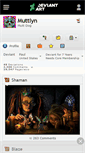 Mobile Screenshot of muttlyn.deviantart.com