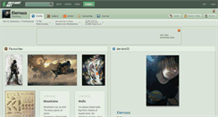 Desktop Screenshot of eternuus.deviantart.com