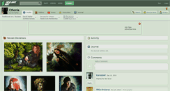 Desktop Screenshot of cthonia.deviantart.com