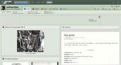 Desktop Screenshot of imthearbiter.deviantart.com