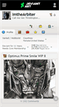 Mobile Screenshot of imthearbiter.deviantart.com