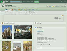 Tablet Screenshot of footmouse.deviantart.com