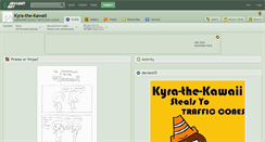 Desktop Screenshot of kyra-the-kawaii.deviantart.com