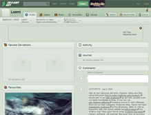 Tablet Screenshot of loomi.deviantart.com