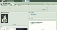 Desktop Screenshot of dr-robuttnik.deviantart.com
