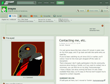 Tablet Screenshot of irreyre.deviantart.com