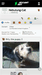 Mobile Screenshot of nebulung-cat.deviantart.com