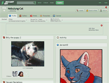 Tablet Screenshot of nebulung-cat.deviantart.com