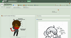 Desktop Screenshot of ilosttehgame.deviantart.com