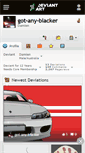 Mobile Screenshot of got-any-blacker.deviantart.com