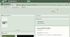 Desktop Screenshot of deviantfilm.deviantart.com