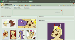 Desktop Screenshot of cookie251197.deviantart.com