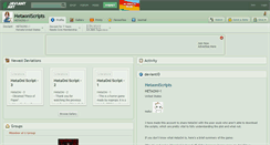 Desktop Screenshot of hetaoniscripts.deviantart.com