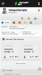 Mobile Screenshot of hetaoniscripts.deviantart.com