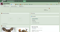 Desktop Screenshot of kashmirkitten.deviantart.com