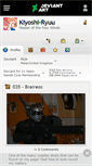 Mobile Screenshot of kiyoshi-ryuu.deviantart.com