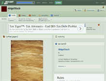 Tablet Screenshot of abigelstock.deviantart.com