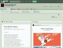 Tablet Screenshot of godivagoddess33.deviantart.com