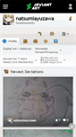 Mobile Screenshot of natsumiayuzawa.deviantart.com