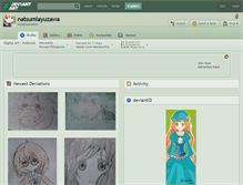 Tablet Screenshot of natsumiayuzawa.deviantart.com