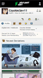 Mobile Screenshot of coyoteclaw11.deviantart.com