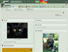 Tablet Screenshot of hecia13.deviantart.com