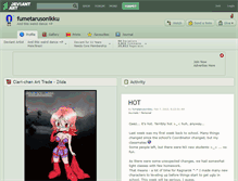 Tablet Screenshot of fumetarusonikku.deviantart.com