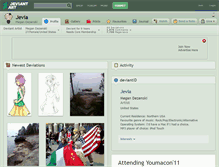 Tablet Screenshot of jevia.deviantart.com