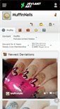 Mobile Screenshot of muffinnails.deviantart.com