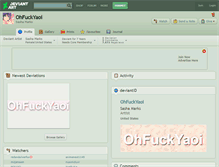 Tablet Screenshot of ohfuckyaoi.deviantart.com