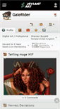 Mobile Screenshot of galerider.deviantart.com
