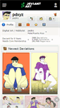 Mobile Screenshot of pdxyz.deviantart.com