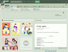 Tablet Screenshot of pdxyz.deviantart.com