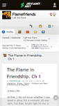 Mobile Screenshot of flamefriends.deviantart.com