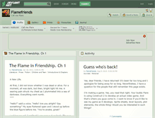 Tablet Screenshot of flamefriends.deviantart.com