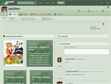 Tablet Screenshot of just2draw.deviantart.com