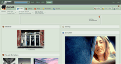 Desktop Screenshot of cherubb.deviantart.com