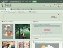 Tablet Screenshot of cheshinda.deviantart.com