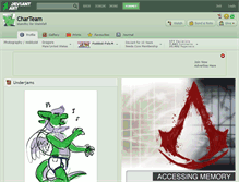 Tablet Screenshot of charteam.deviantart.com