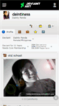 Mobile Screenshot of daintiness.deviantart.com