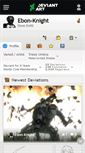 Mobile Screenshot of ebon-knight.deviantart.com