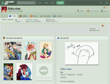 Tablet Screenshot of ebiko-chan.deviantart.com