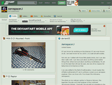 Tablet Screenshot of aerospacerj.deviantart.com