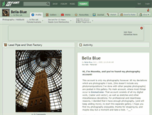 Tablet Screenshot of bella-blue.deviantart.com