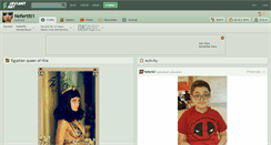 Desktop Screenshot of nefertiti1.deviantart.com
