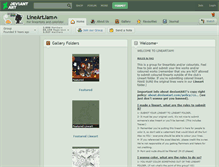 Tablet Screenshot of lineartjam.deviantart.com
